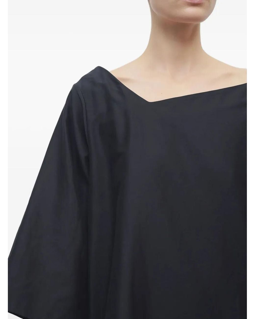 The Row Black Miki Batwing Dress