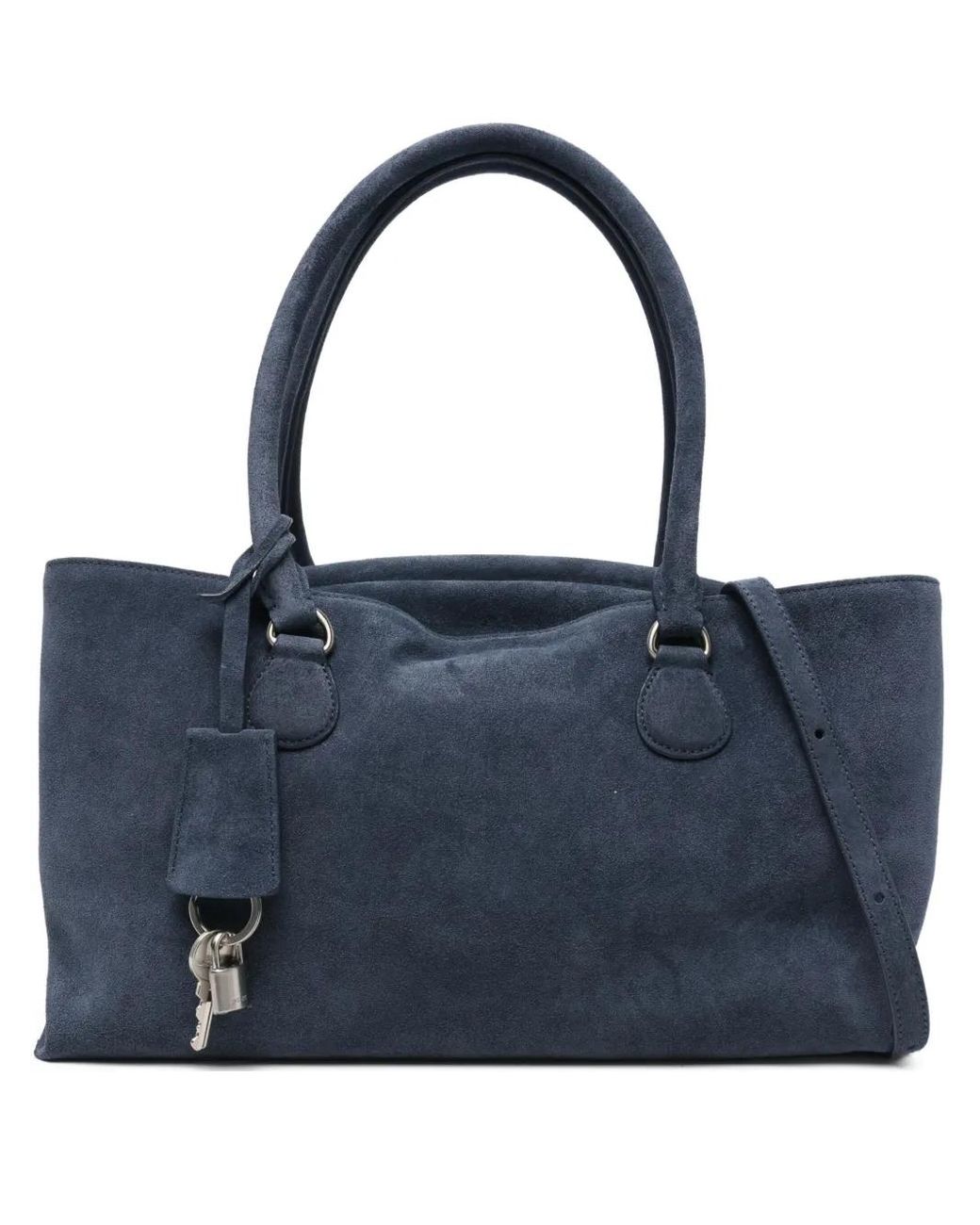 バッグ OSOI SHELL BROT (NAVY) OSOI Shell Brot Top Handle Tote Bag in Blue | Lyst