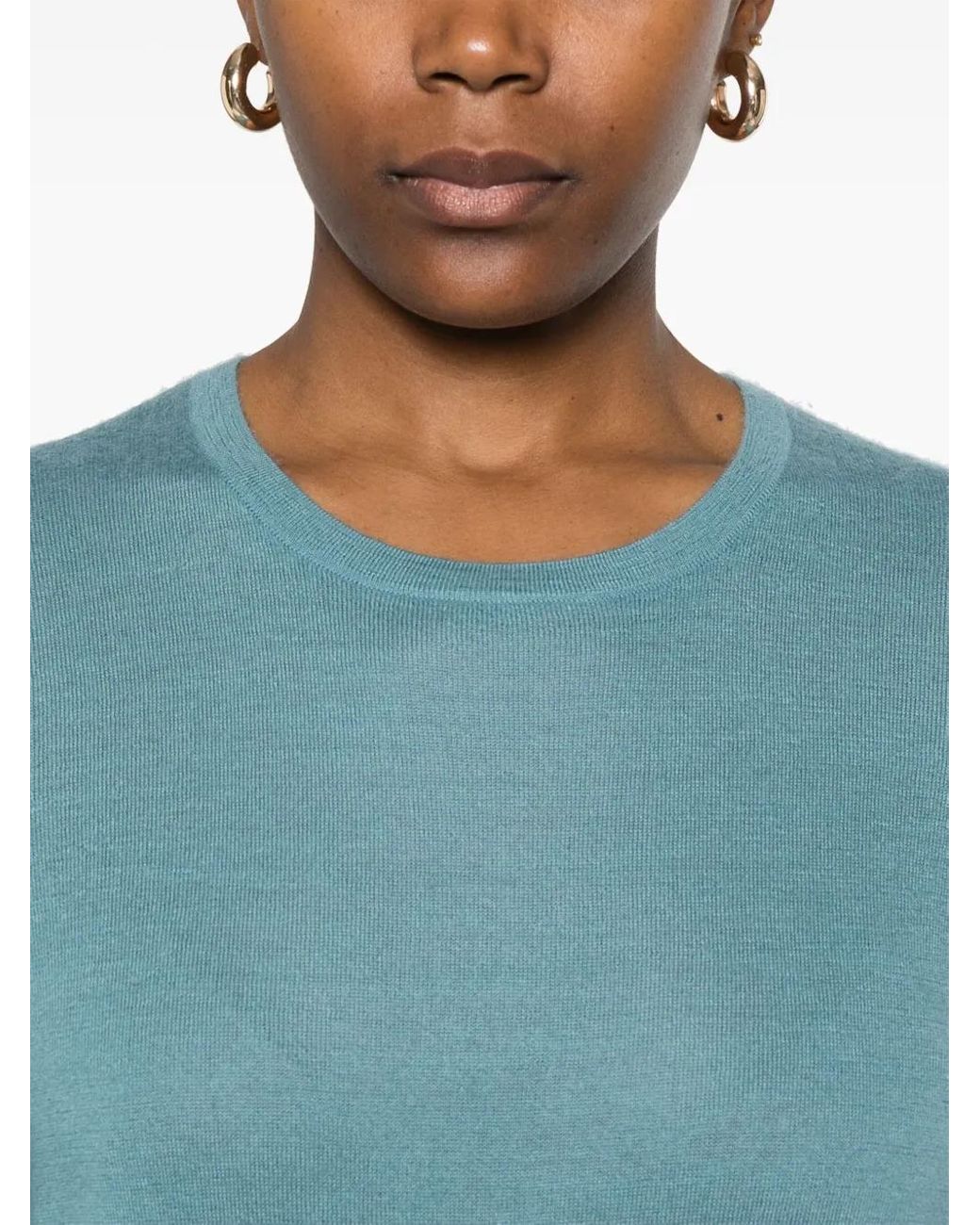 Frenckenberger Blue Cashmere Sweater