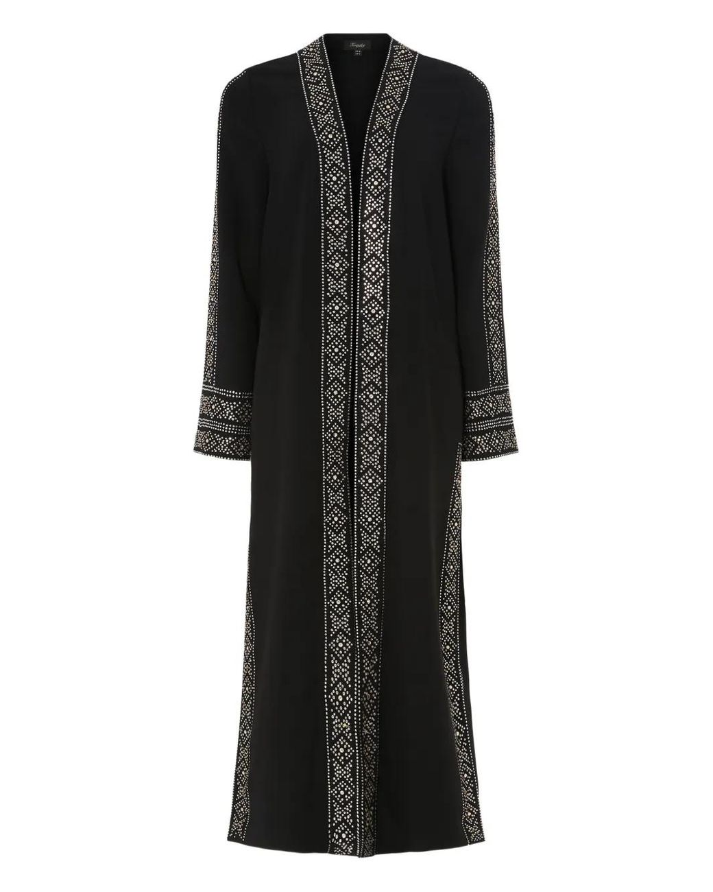 Temperley London Black Beads-Embellishment Coat