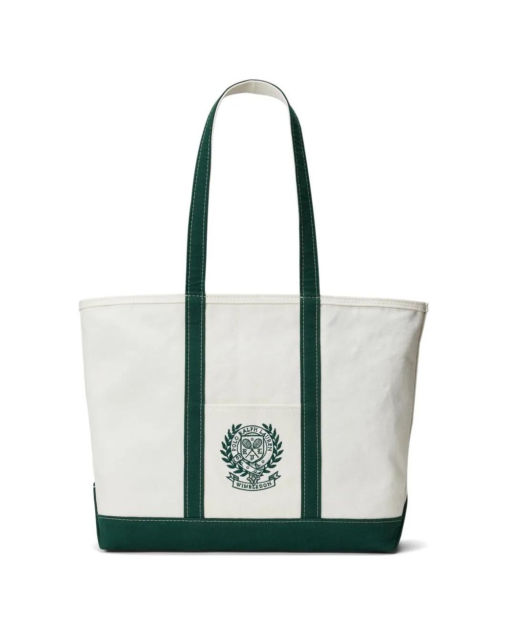 Polo Ralph Lauren Blue X Wimbledon Large Canvas Tote Bag for men