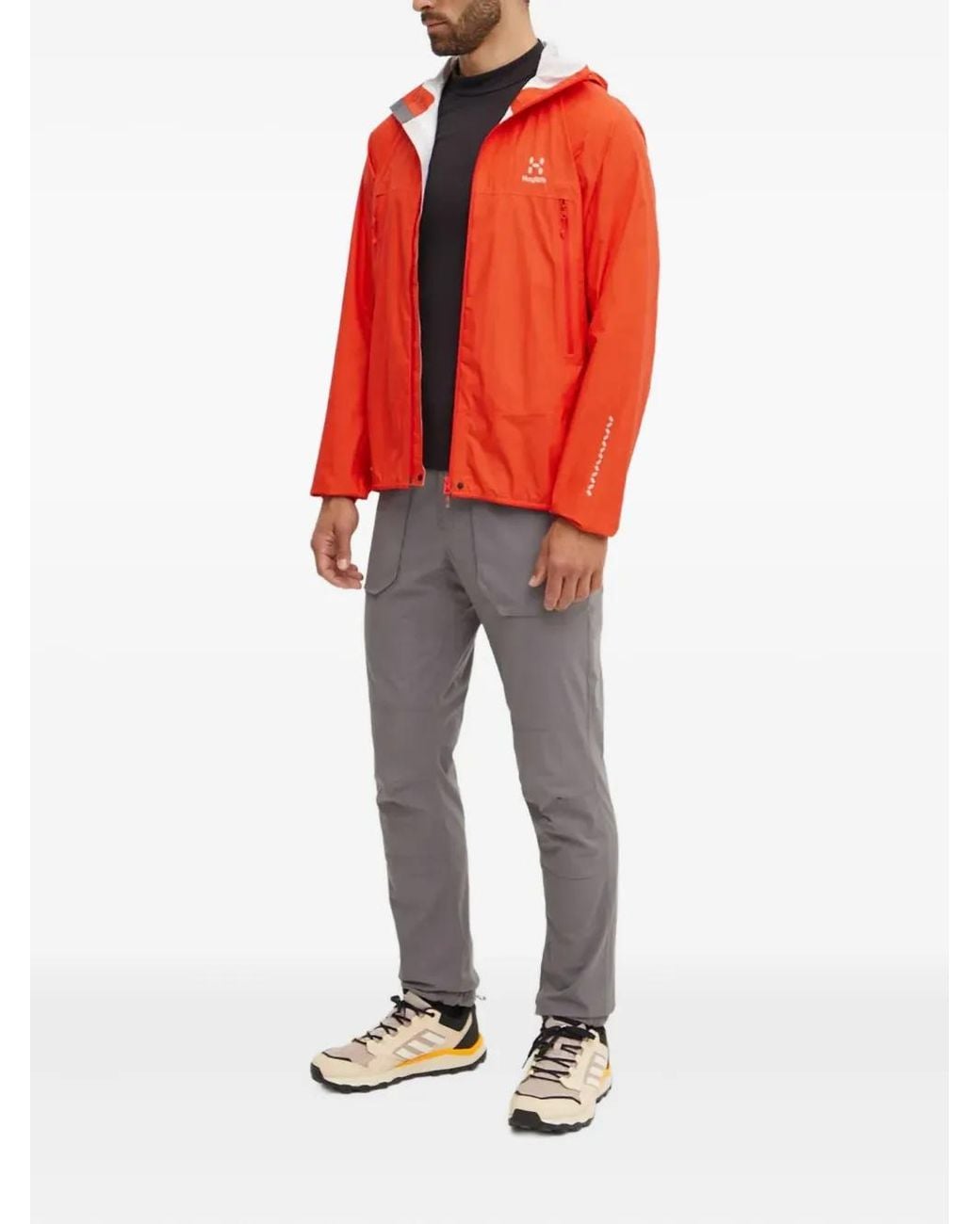 Haglöfs Red L.I.Zip-Up Hooded Jacket for men