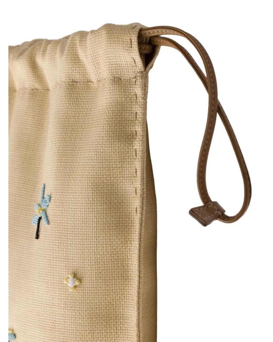 Pouch Wish di Prada in Natural