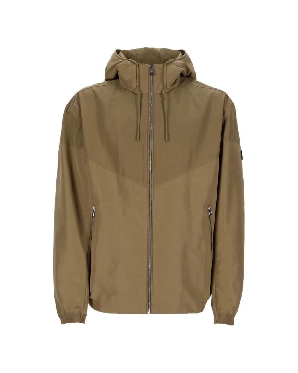 Boss Green Hooded Zip-Up Jacket for men