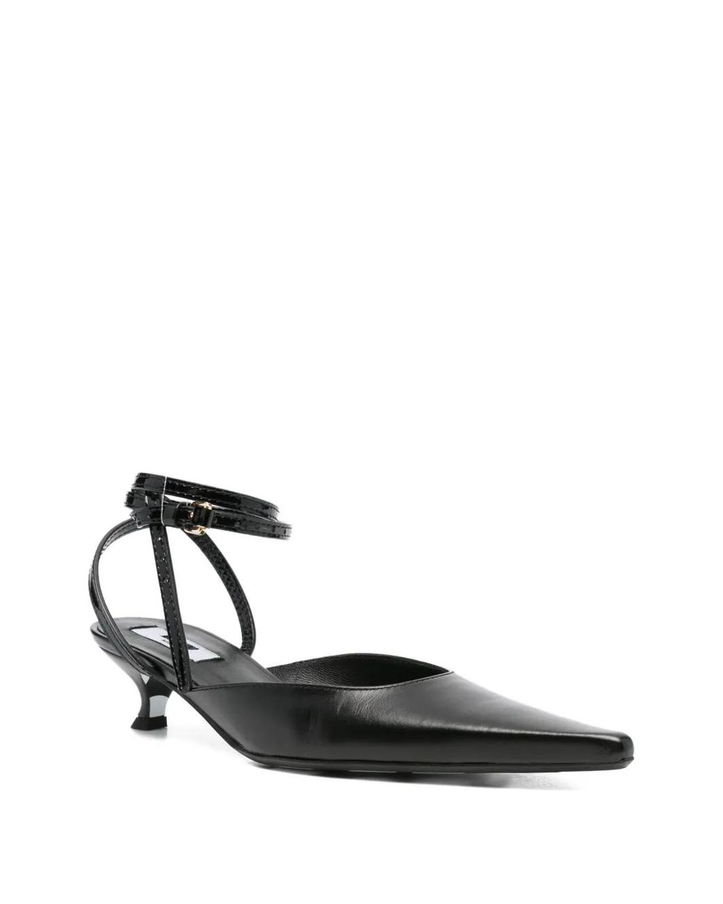 Moschino Black 40Mm Pointed-Toe Pumps