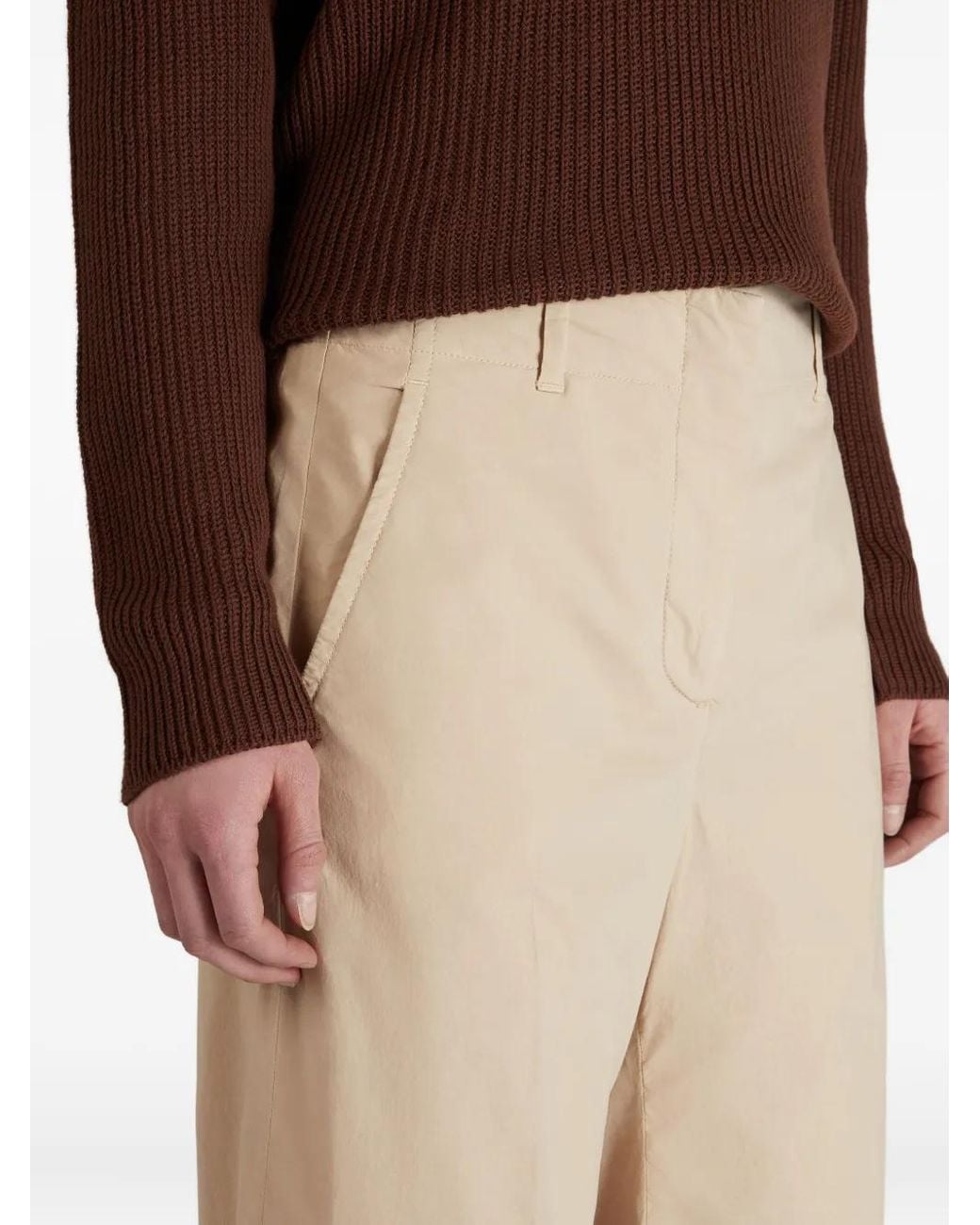 Incotex Natural Poplin Trousers