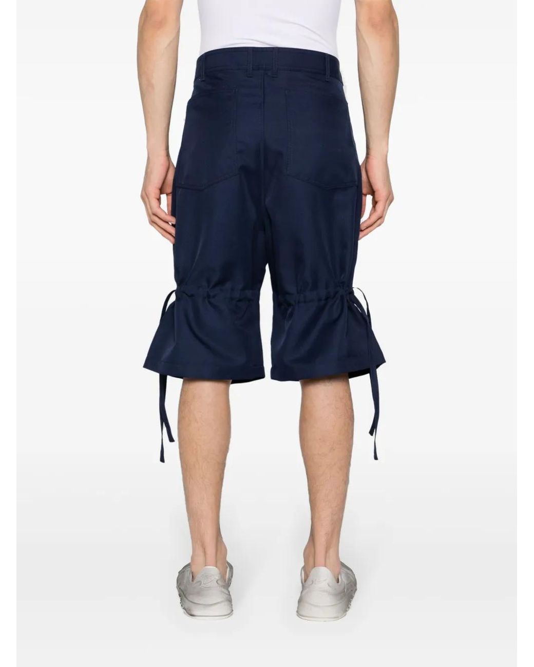 Comme des Garçons Blue Adjustable Shorts for men