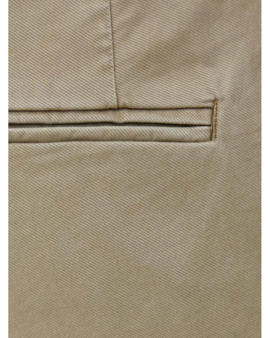 Benetton Natural Chino Trousers for men