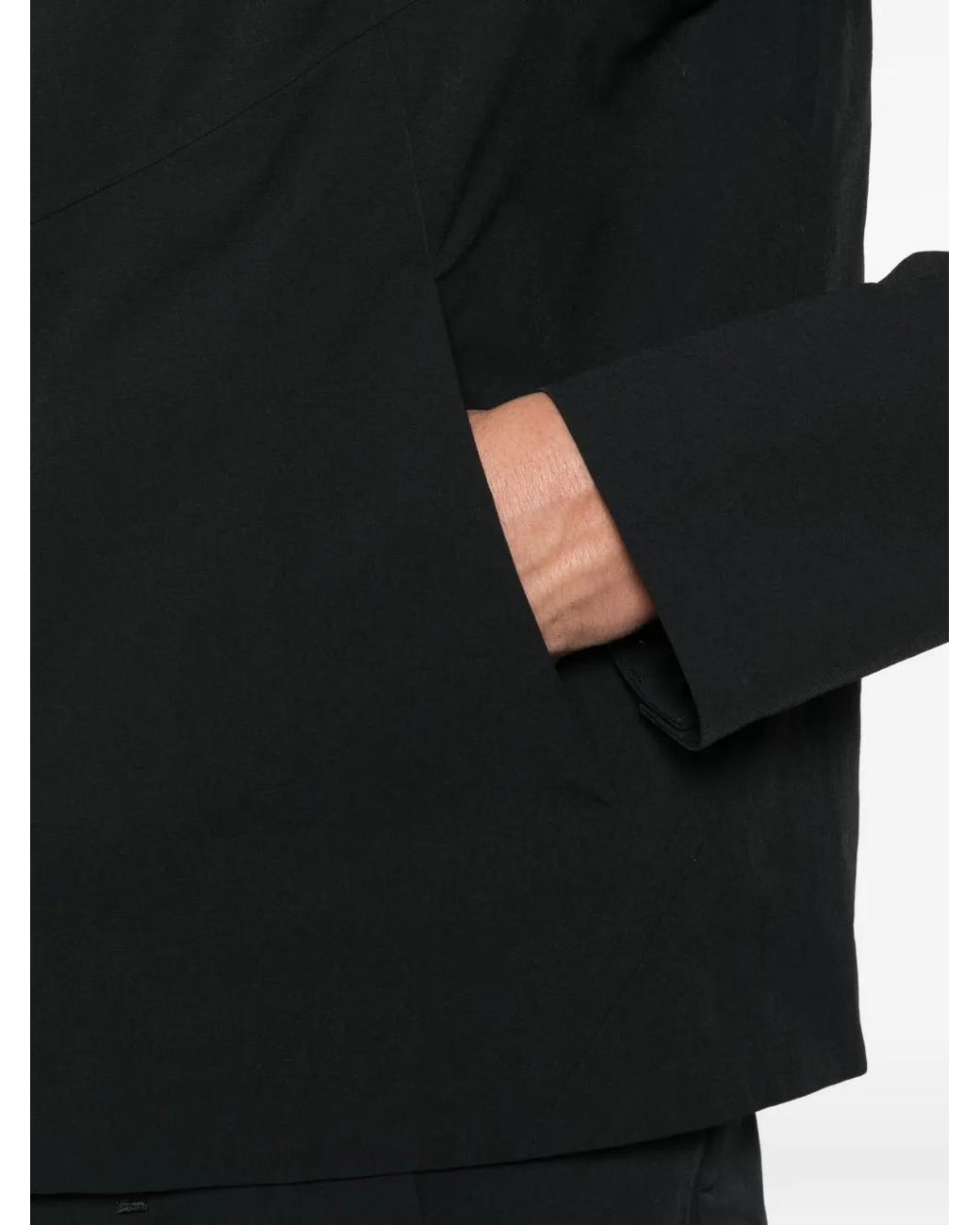 Giacca Con Cappuccio E Zip di Veilance in Black da Uomo
