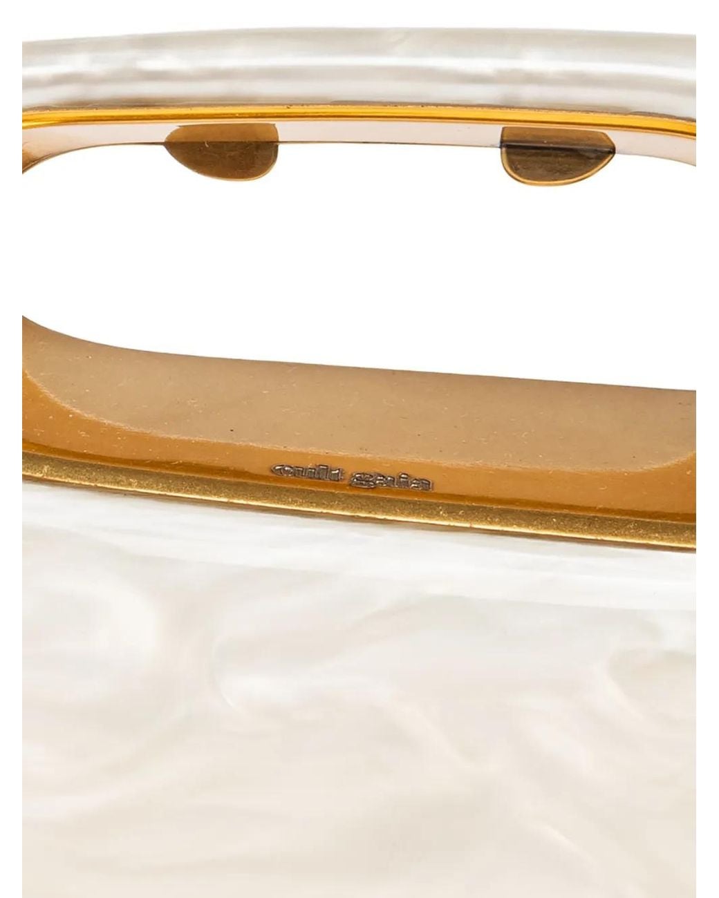 Cult Gaia White Amara Clutch