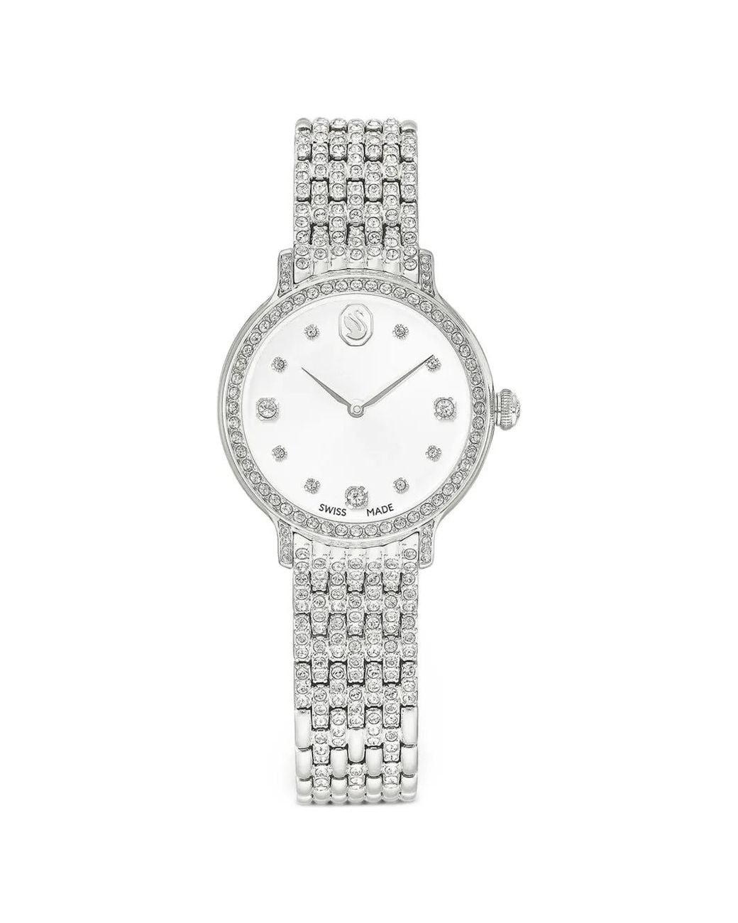 Swarovski White Crystal 31Mm Watch