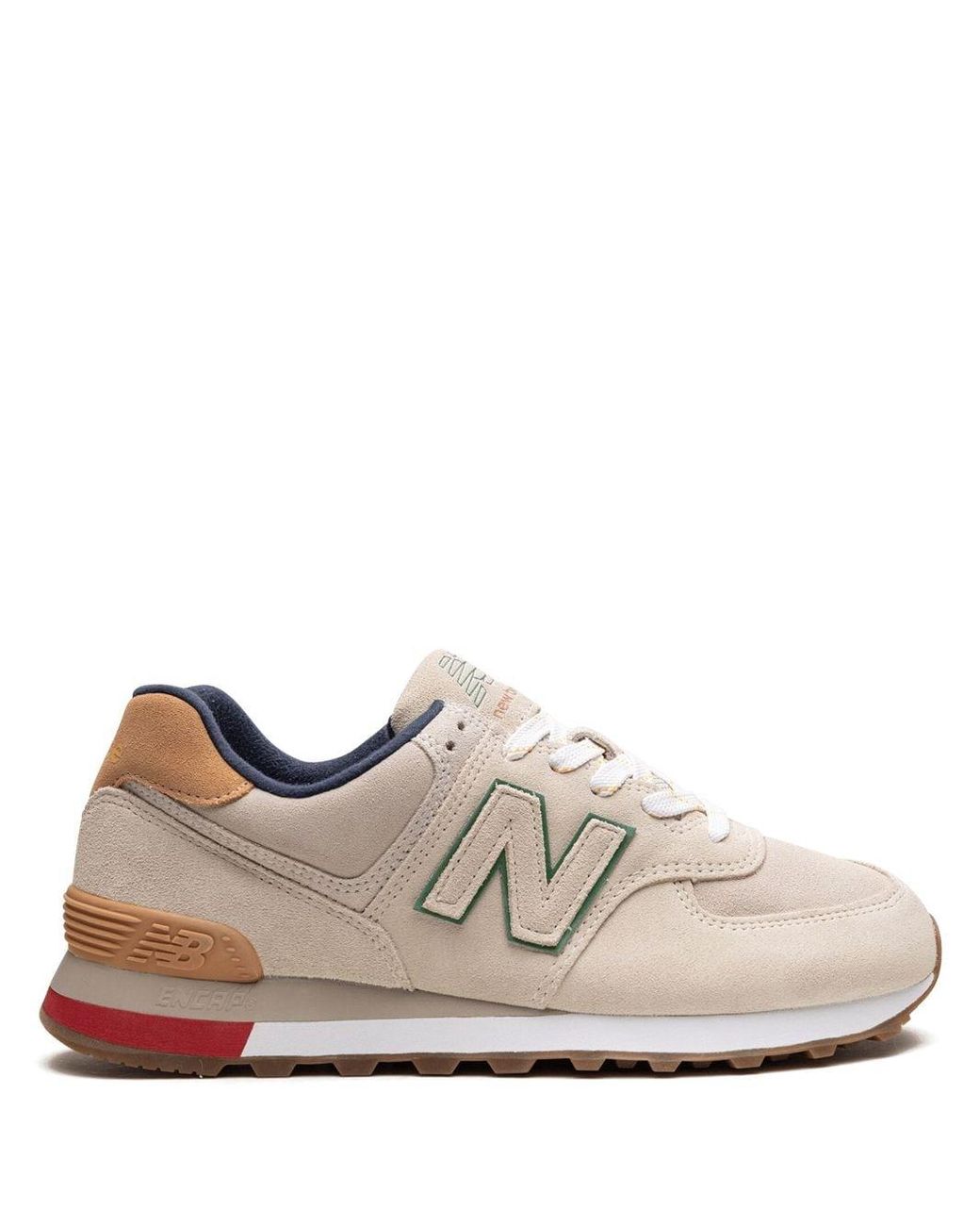 New Balance 574 Low-top Sneakers in White for Men | Lyst