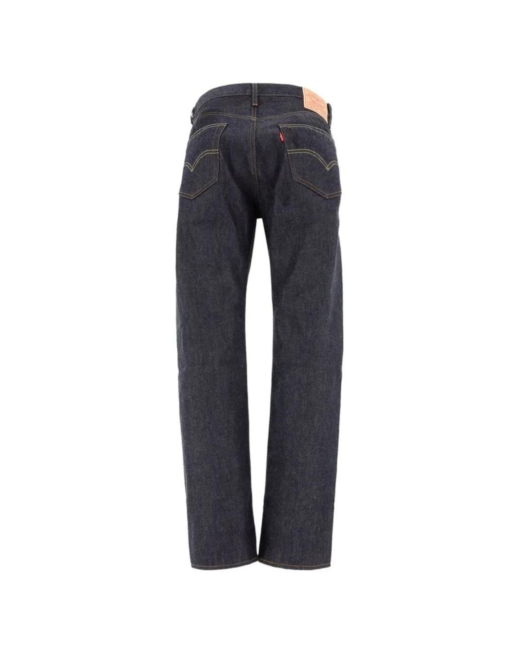 Levi's Blue Logo-Patch Jeans for men