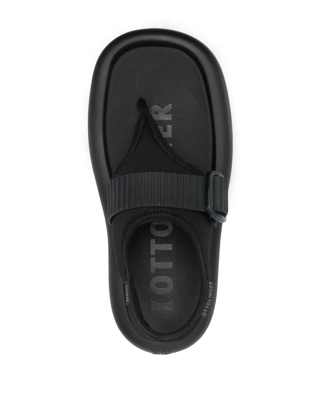 Camper Black X Ottolinger Buckle-Fastening Recycled Sandals