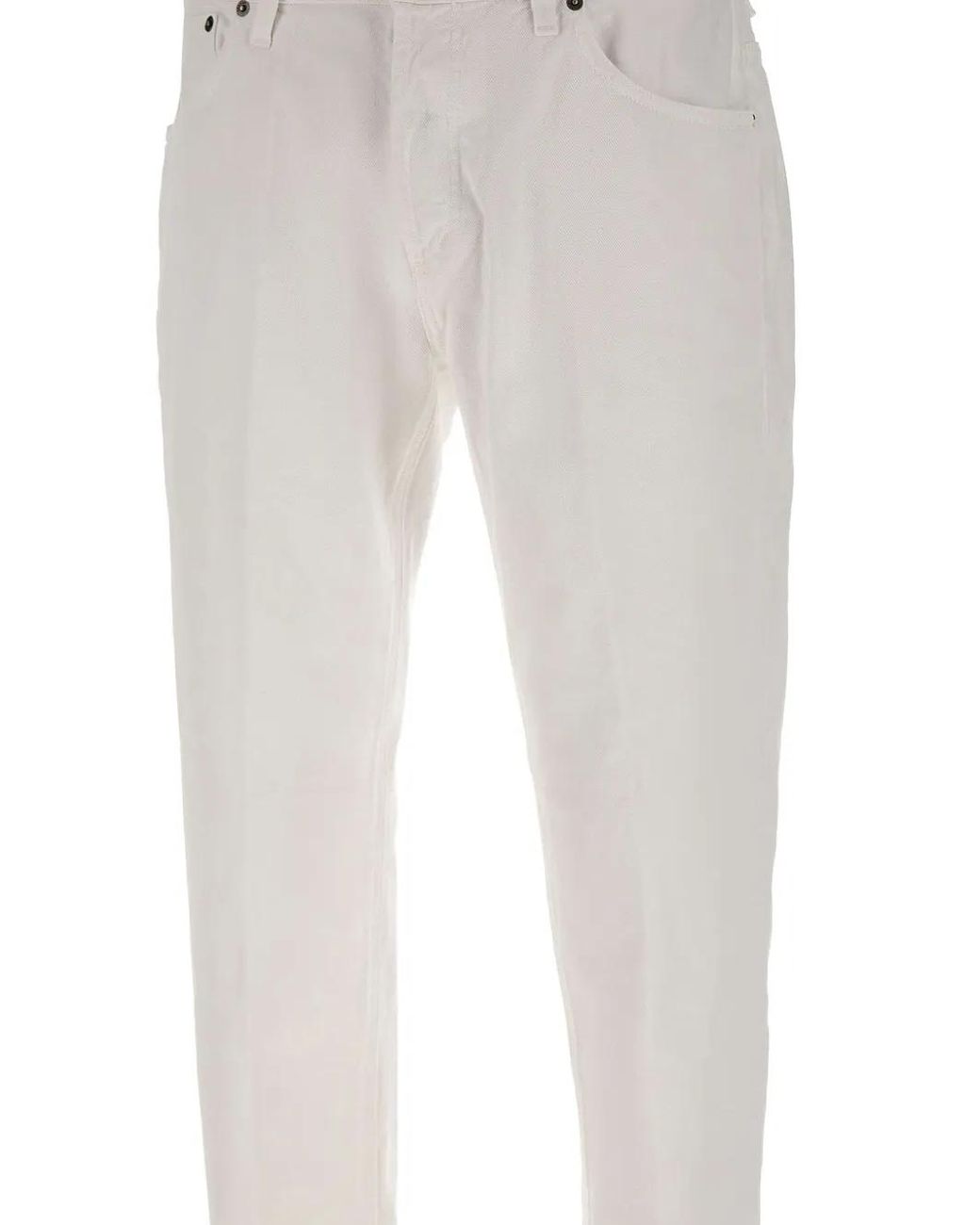 Dondup Gray Brighton Five-Pocket Carrot Jeans for men