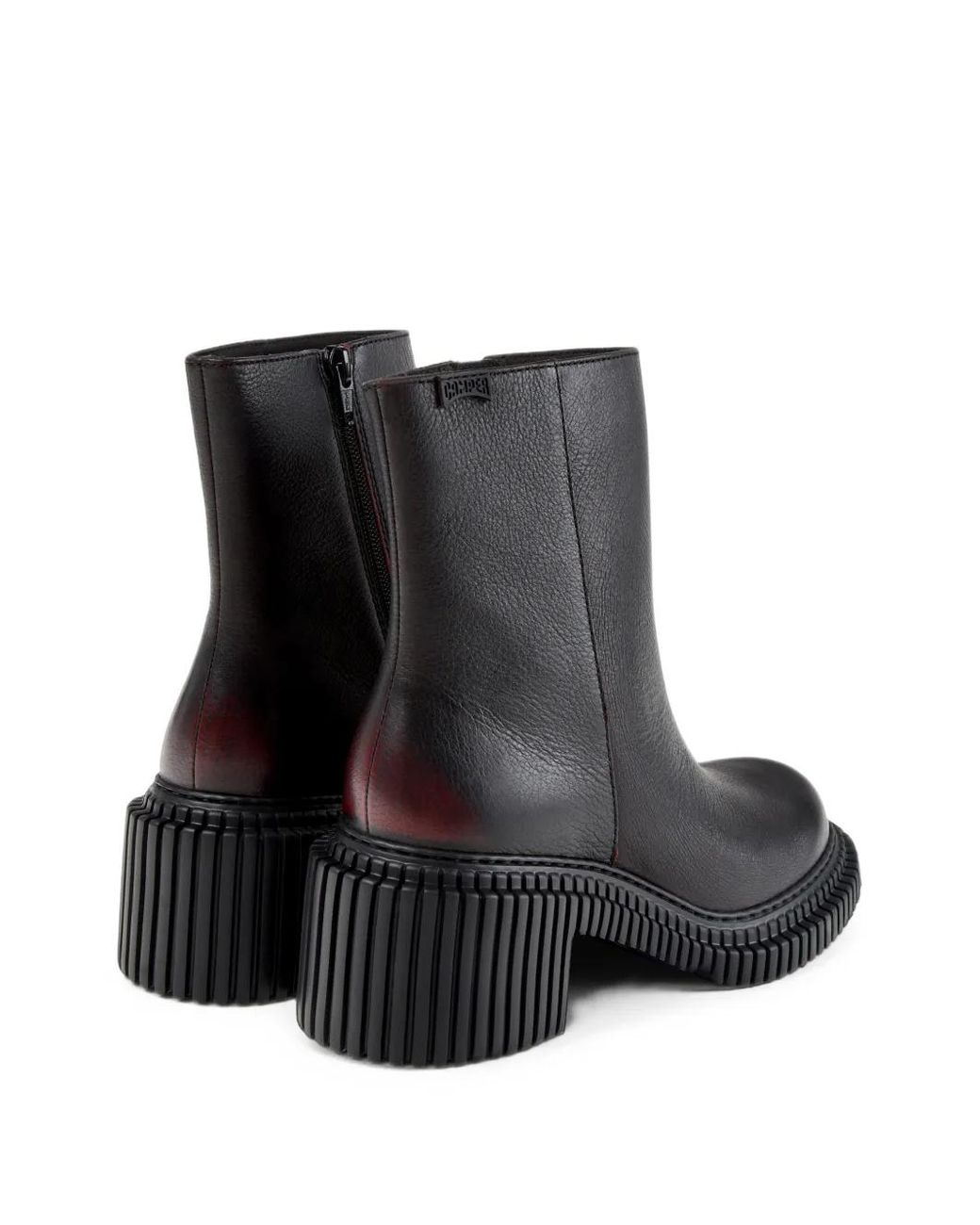 Camper Black Pix London Ankle Boots