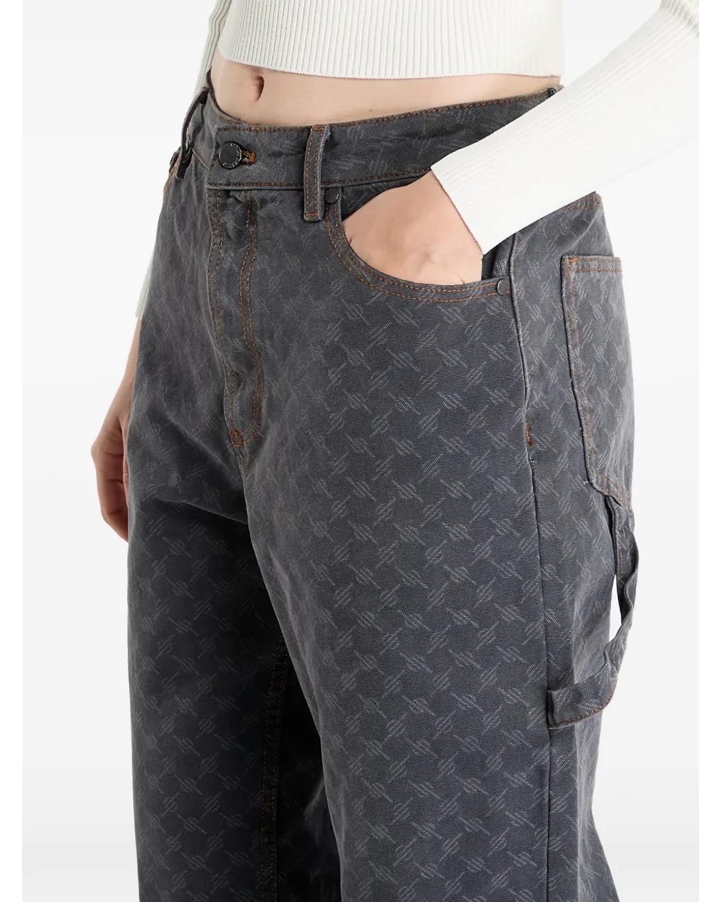 Daily Paper Gray Monogram Workwear Jeans