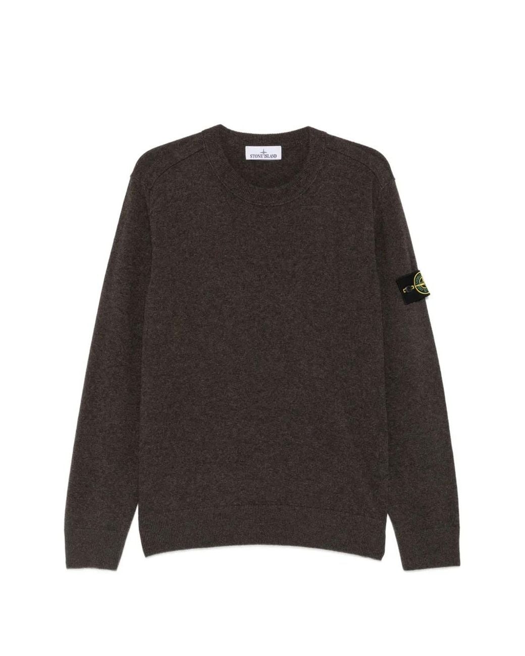 Stone Island Pullover Mit Logo-Patch in Black für Herren