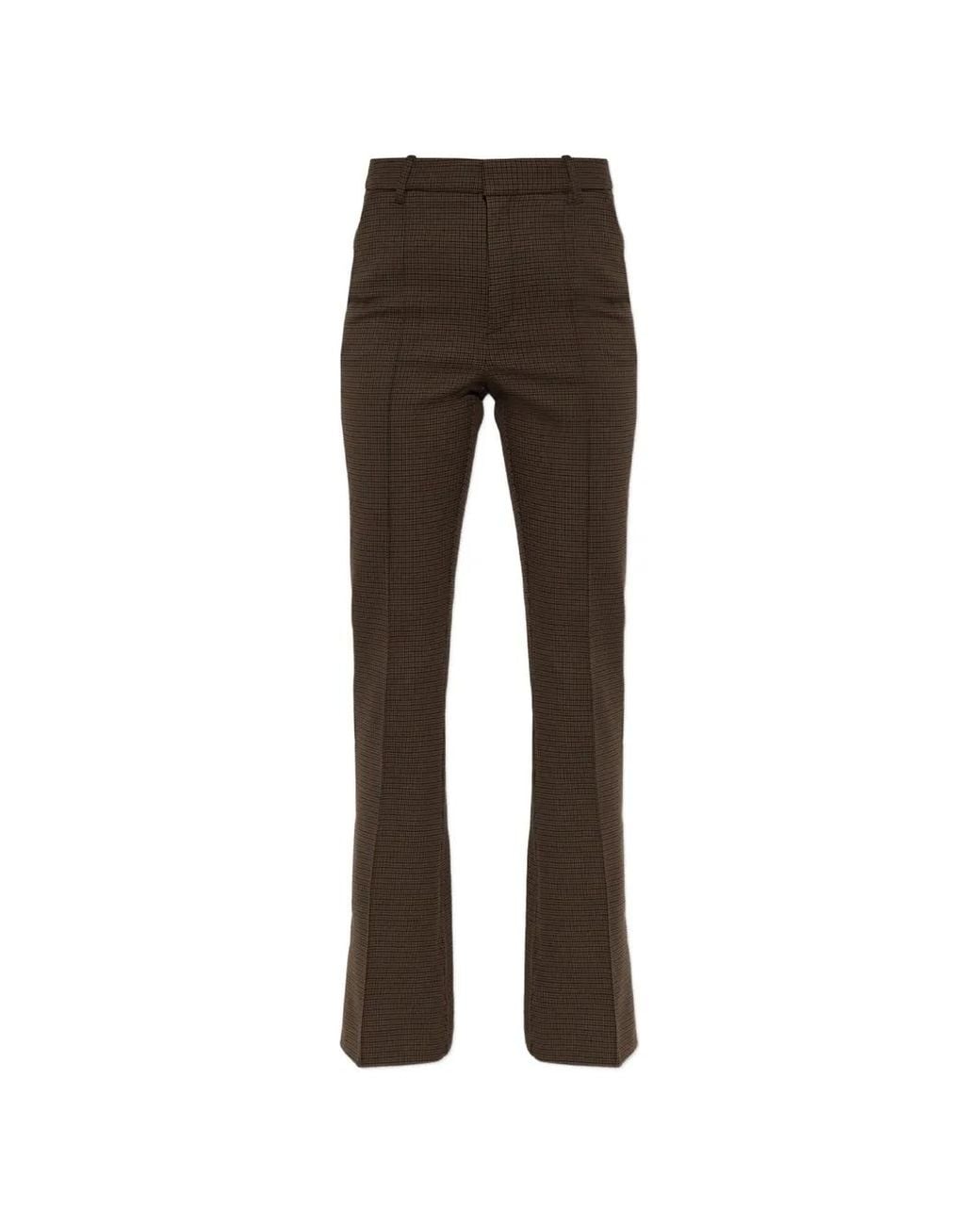 Gestuz Gray Gzlamia Herringbone Trousers