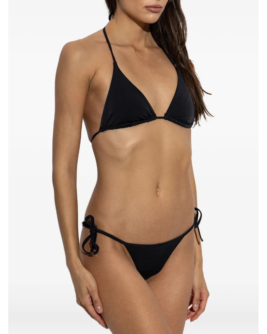 DSquared² Black Triangle Bikini Top