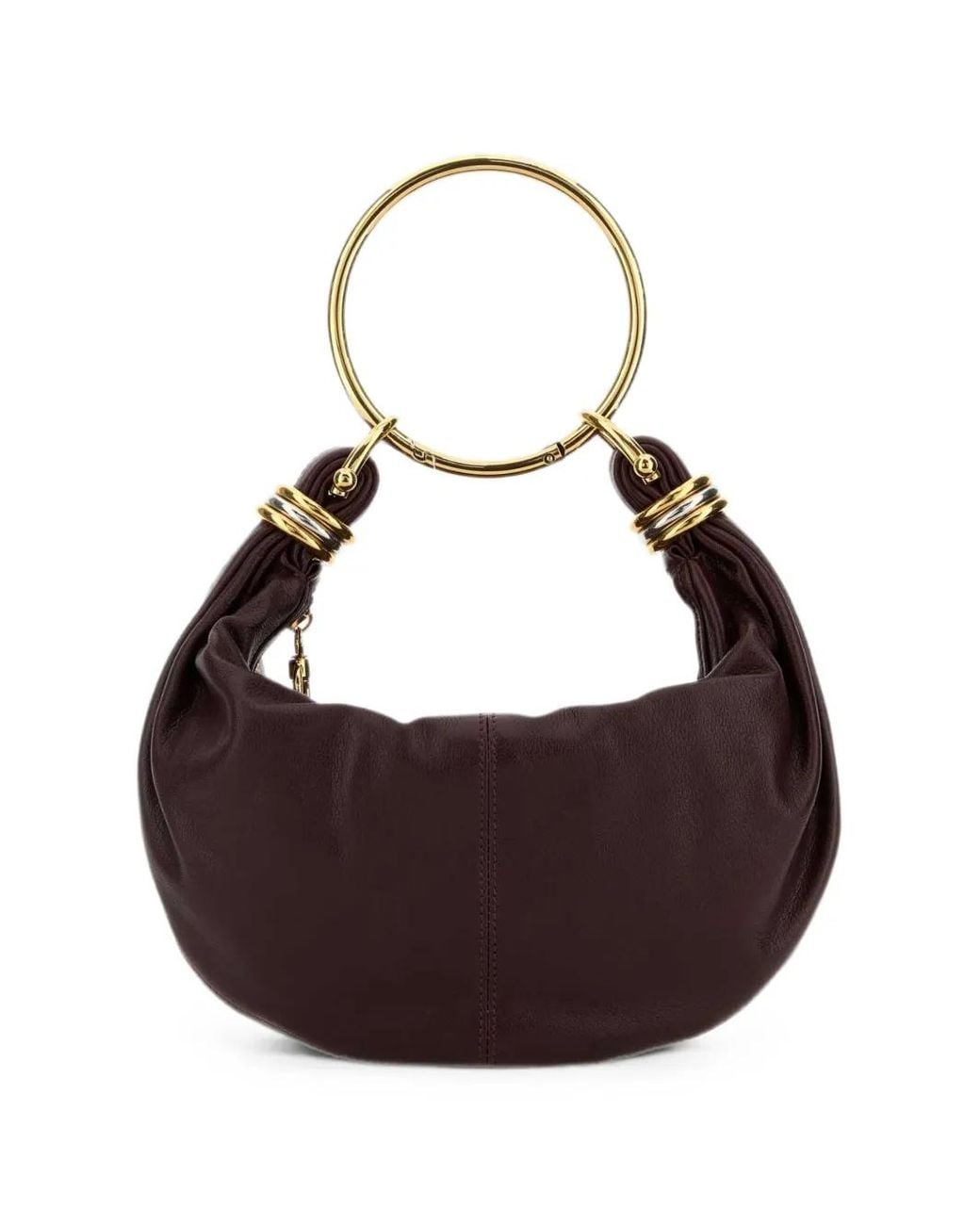 Chloé Brown Bracelet Tote Bag