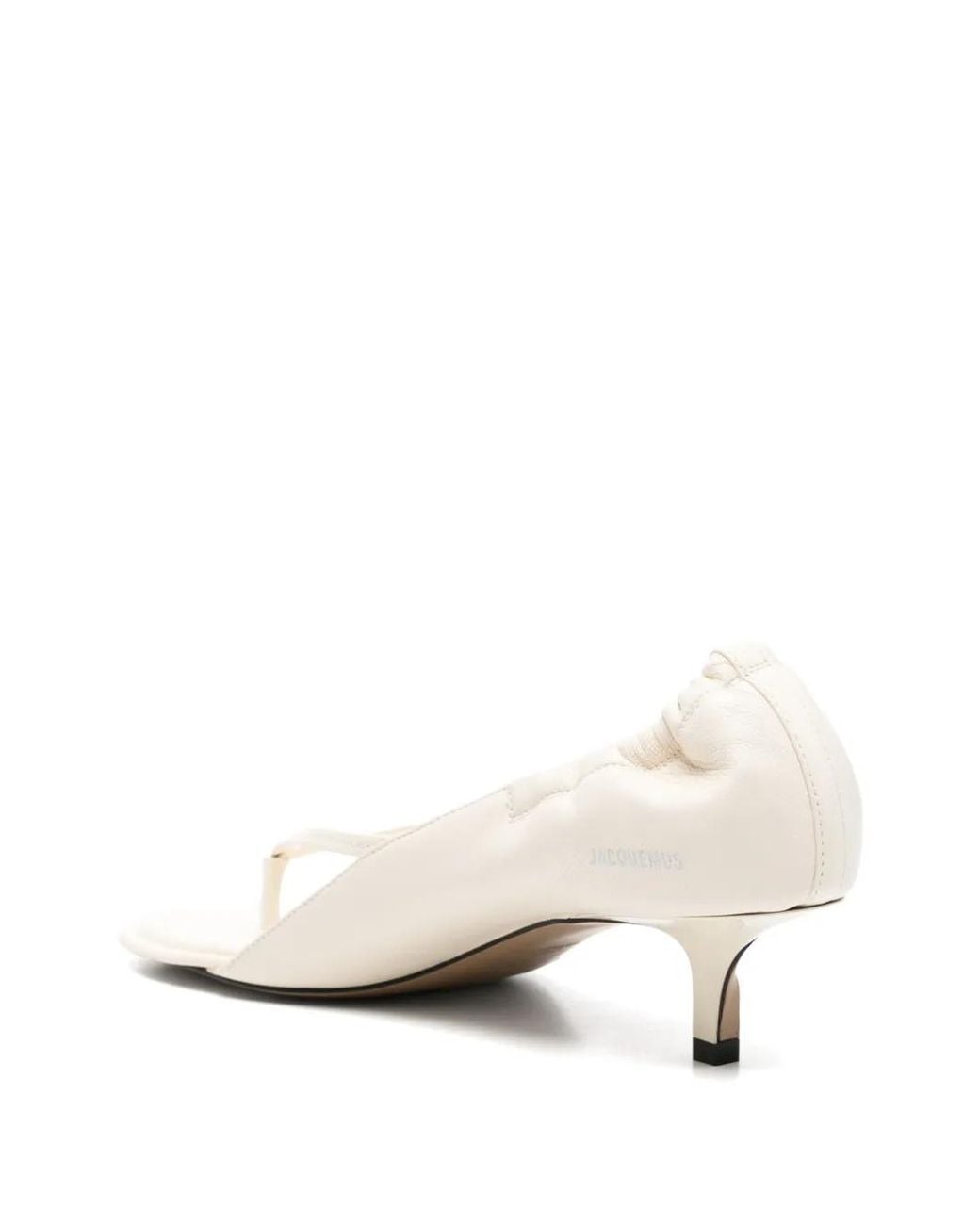 Jacquemus White The Low Sandals