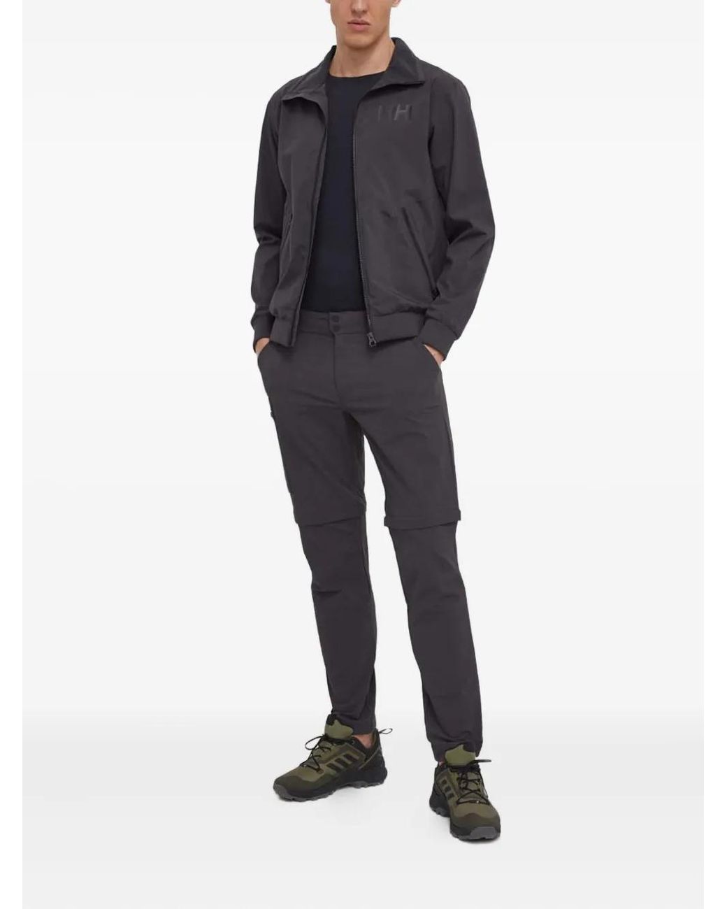 Helly Hansen Blue Zip-Up Logo Jacket for men