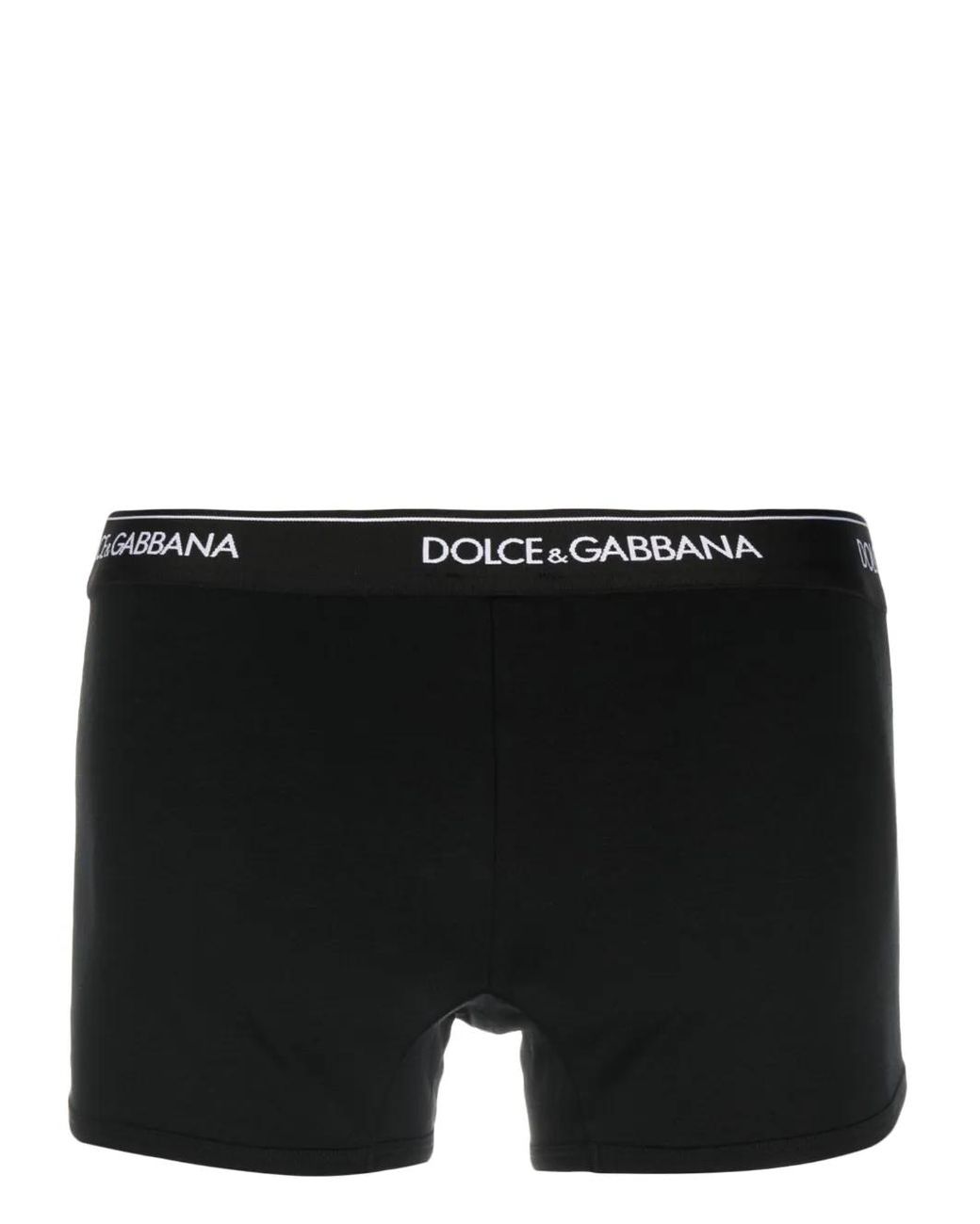 Dolce & Gabbana Black Dolce & Gabbana Stretch Jersey Boxer Briefs for men