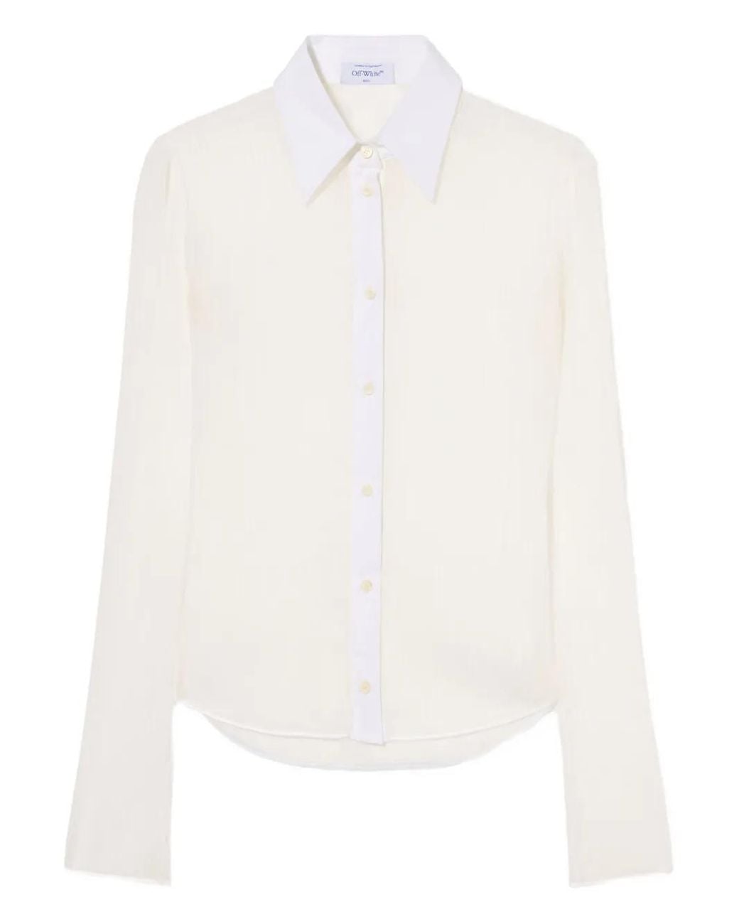 Off-White c/o Virgil Abloh White Long-Sleeve Shirt