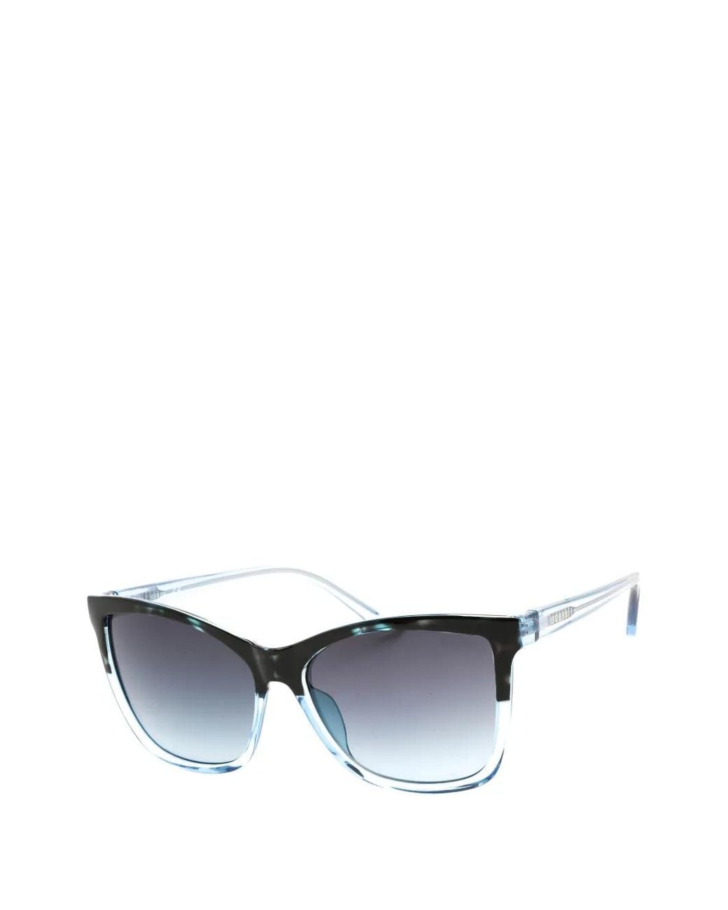 Guess Blue Rectangle-Frame Sunglasses