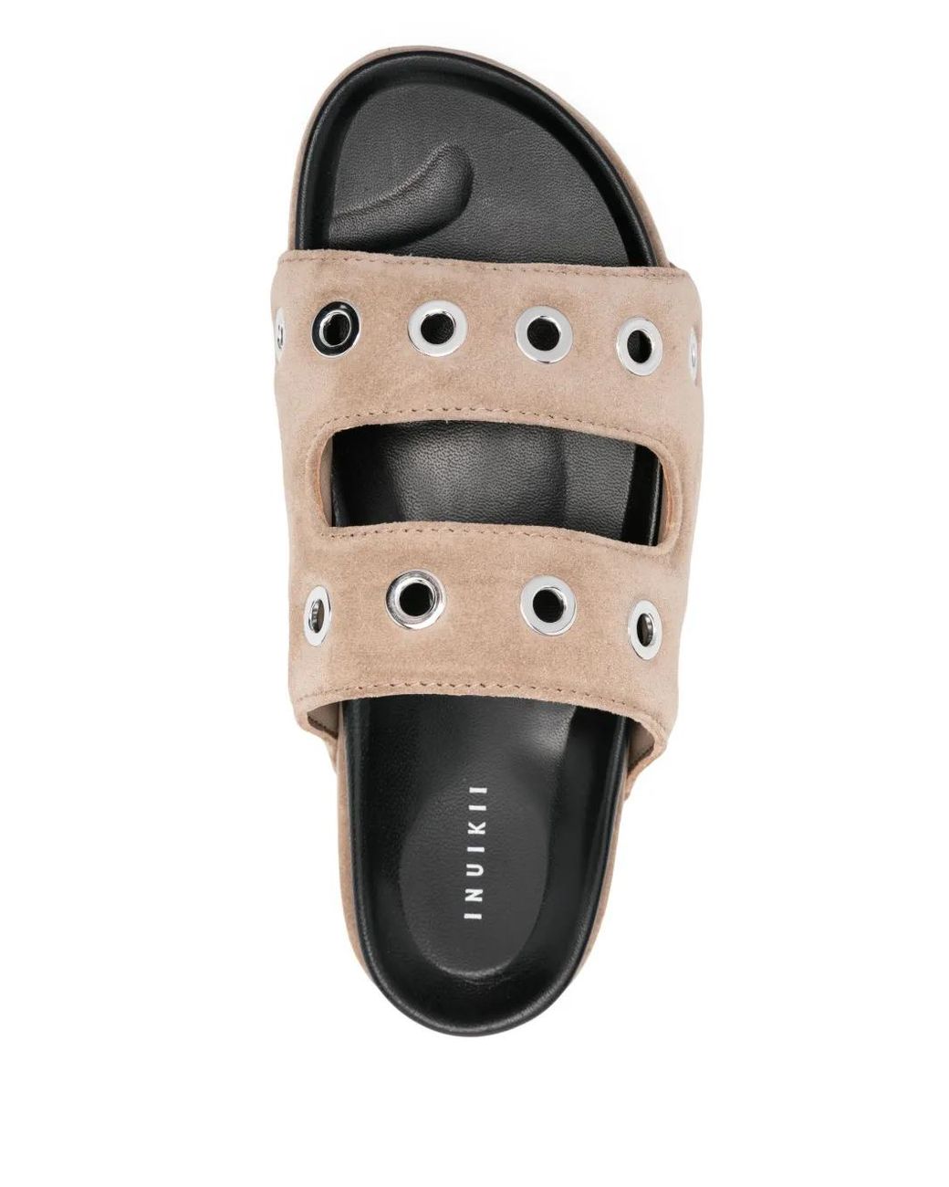 Inuikii White Leather Sandals