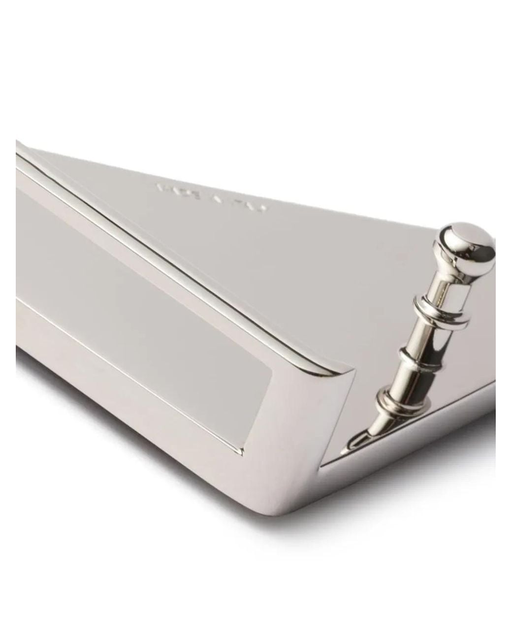 Prada Gray Saffiano Belt Buckle for men