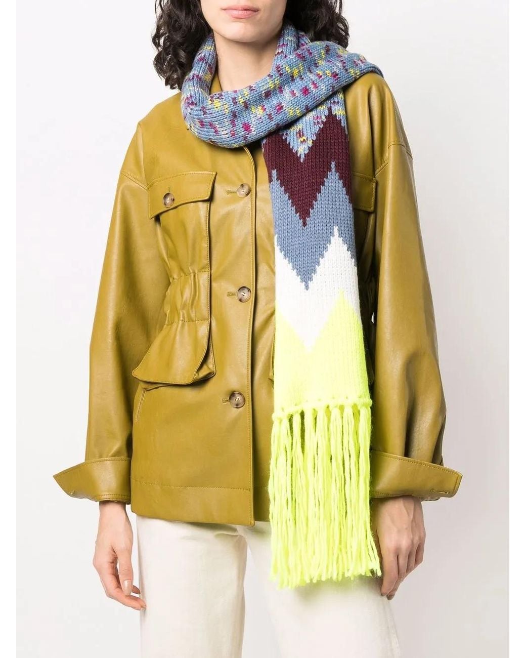 Missoni Multicolor Scarfs Red