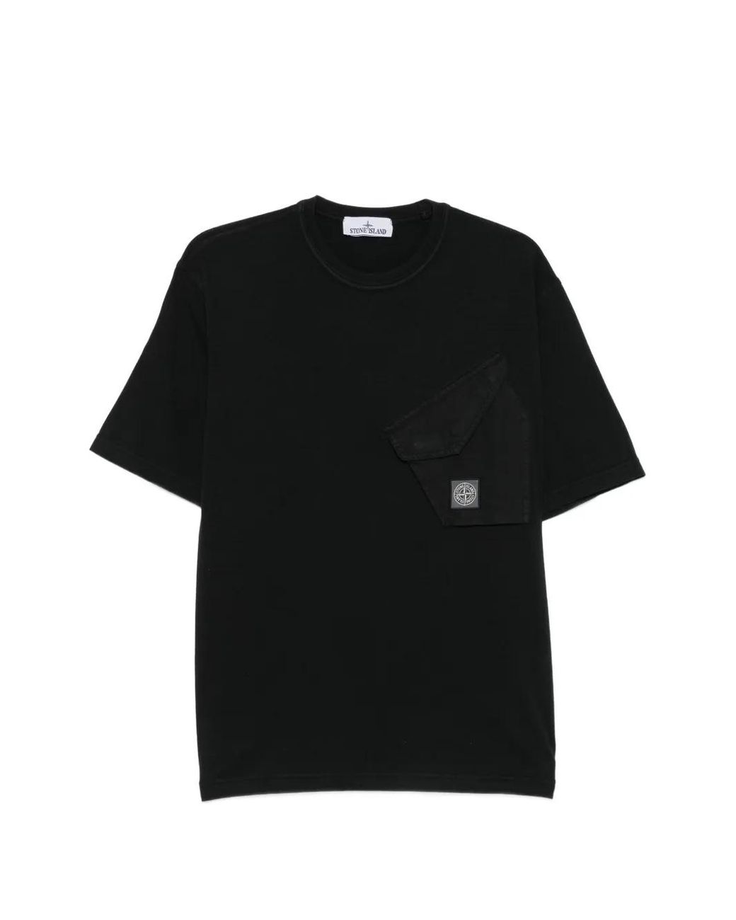 Stone Island Black 2100008 Organic Cotton Jersey T-Shirt for men