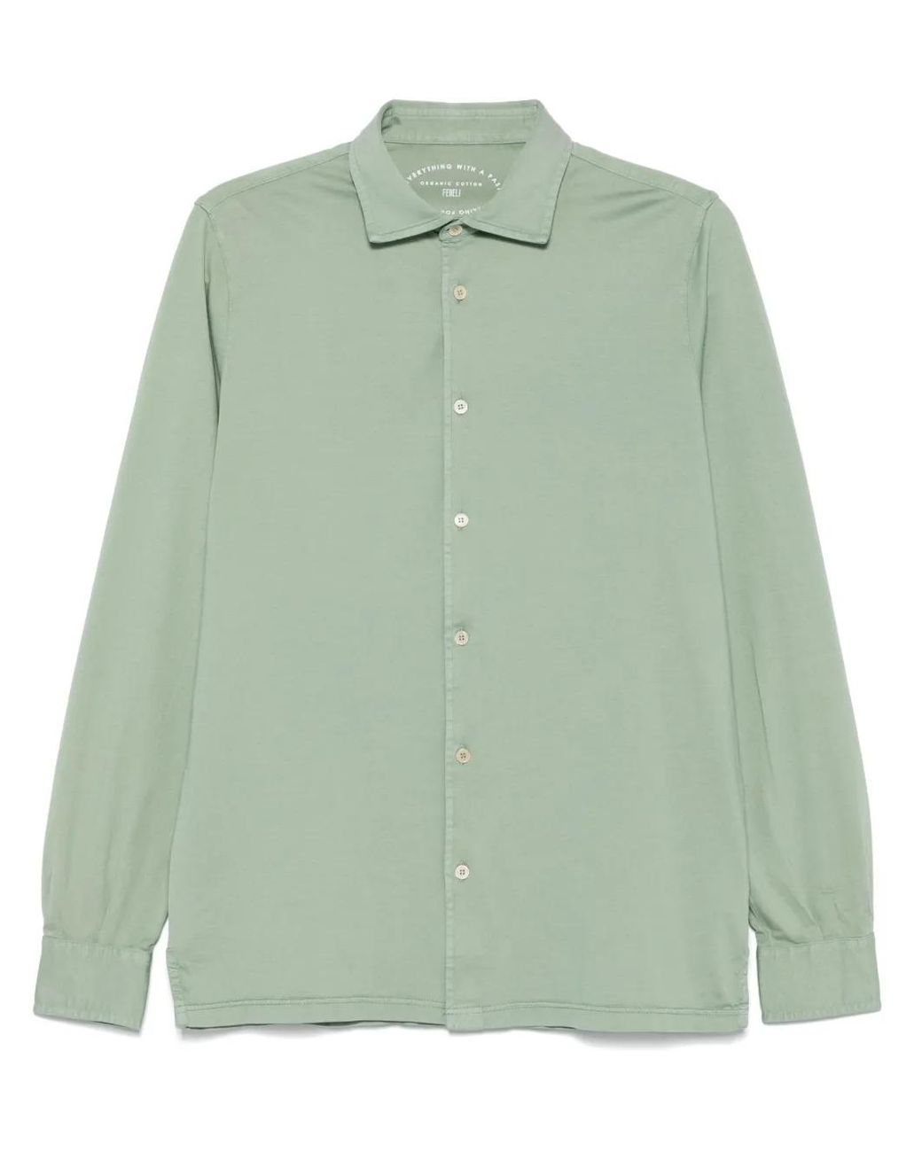 Camicia Leggera di Fedeli in Green da Uomo