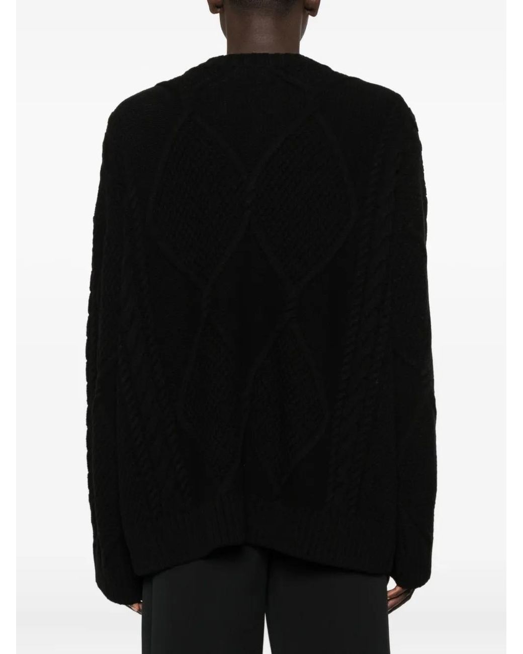 Pull En Maille Ajourée Juun.J pour homme en coloris Black