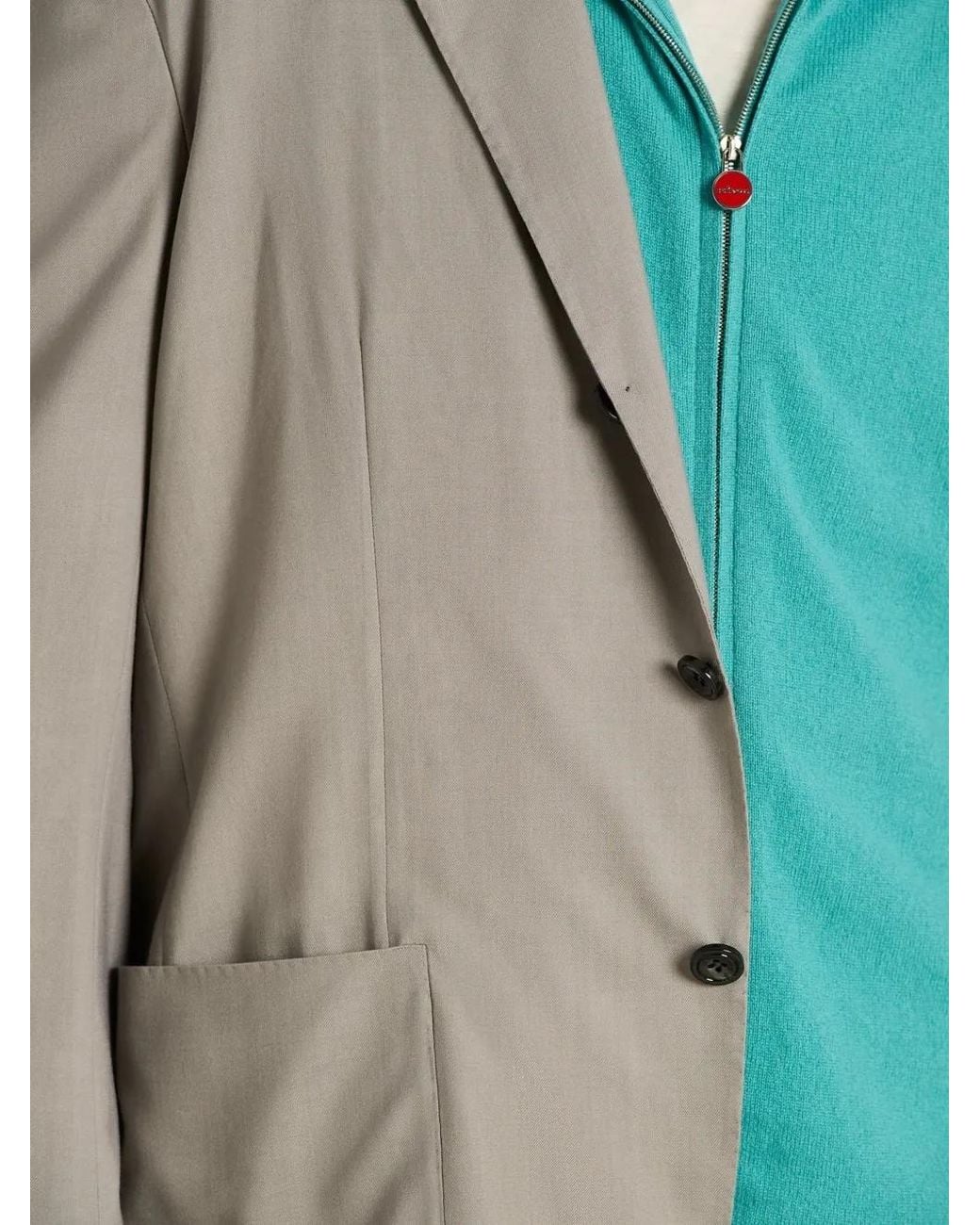 Blazer Con Botones Kiton de hombre de color Gray