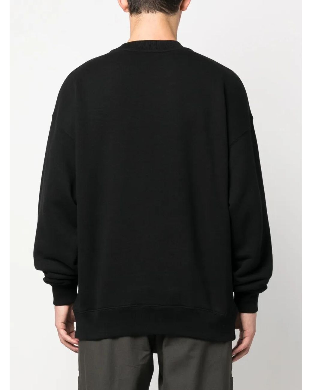 Off-White c/o Virgil Abloh Black Logo-Print Cotton T-Shirt for men