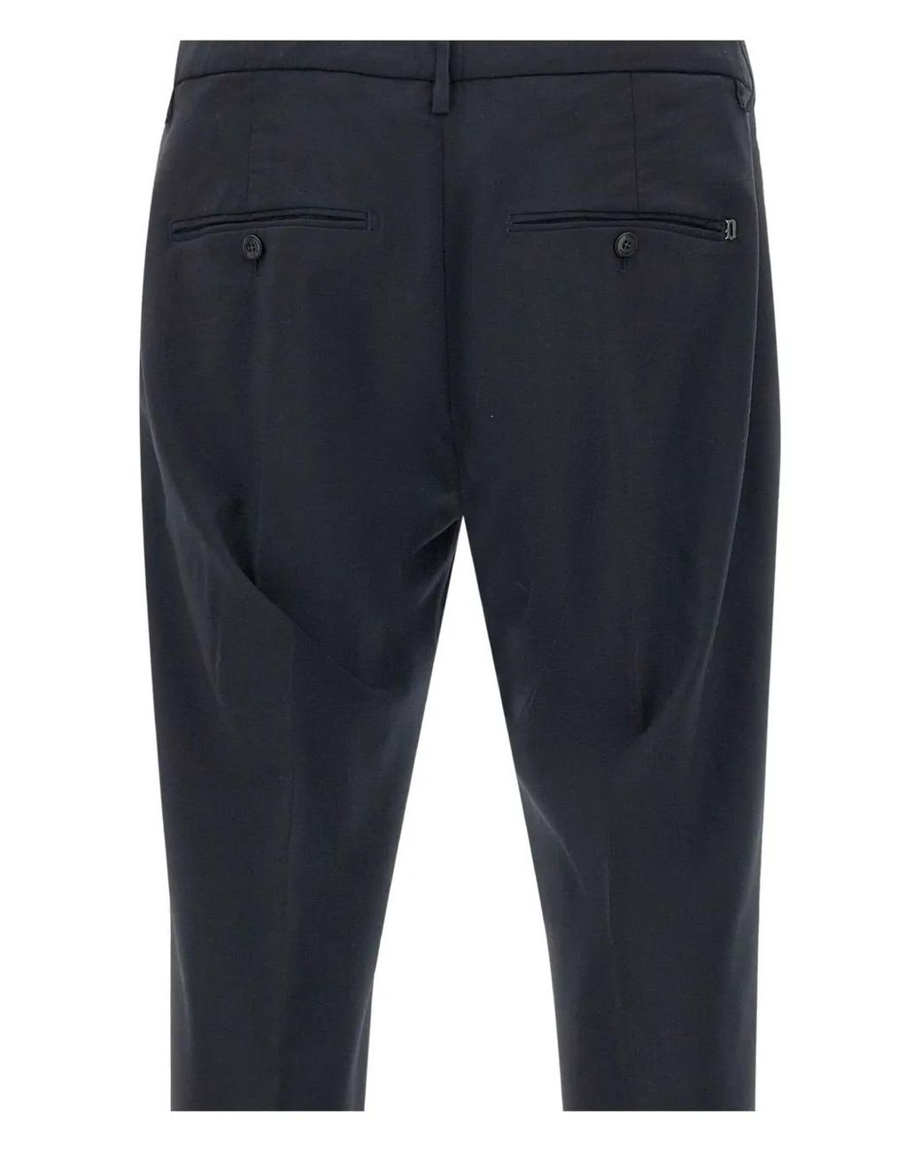 Dondup Blue Gaubert Straight-Leg Trousers for men