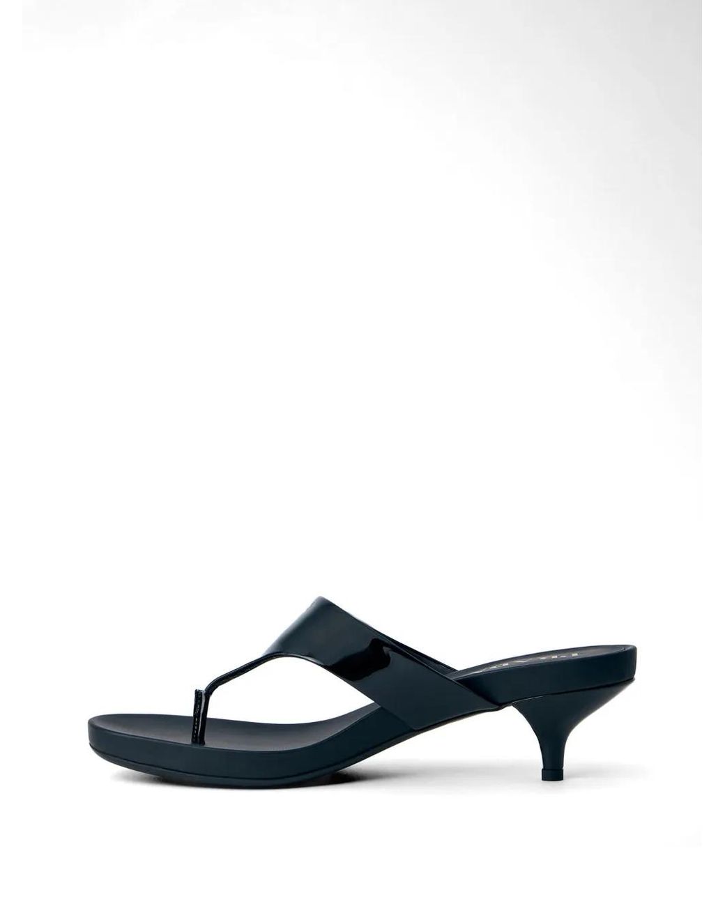 Prada White Open-Toe T-Strap Sandals