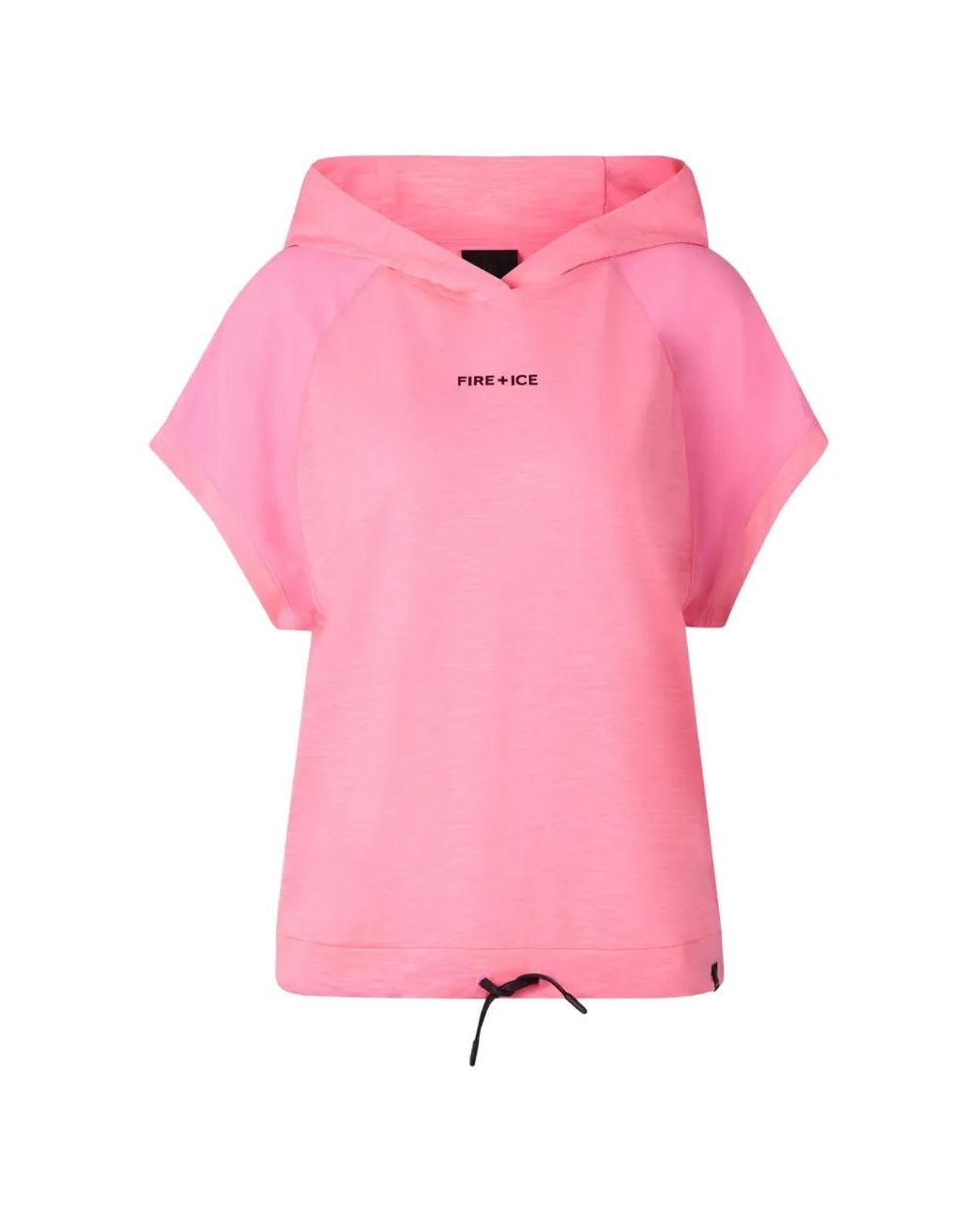 Bogner Fire + Ice Pink Damia Short-Sleeve Hoodie