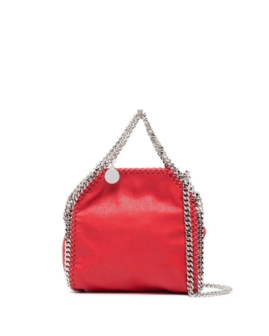 Stella McCartney Mini Falabella Handtasche in Rot | Lyst DE