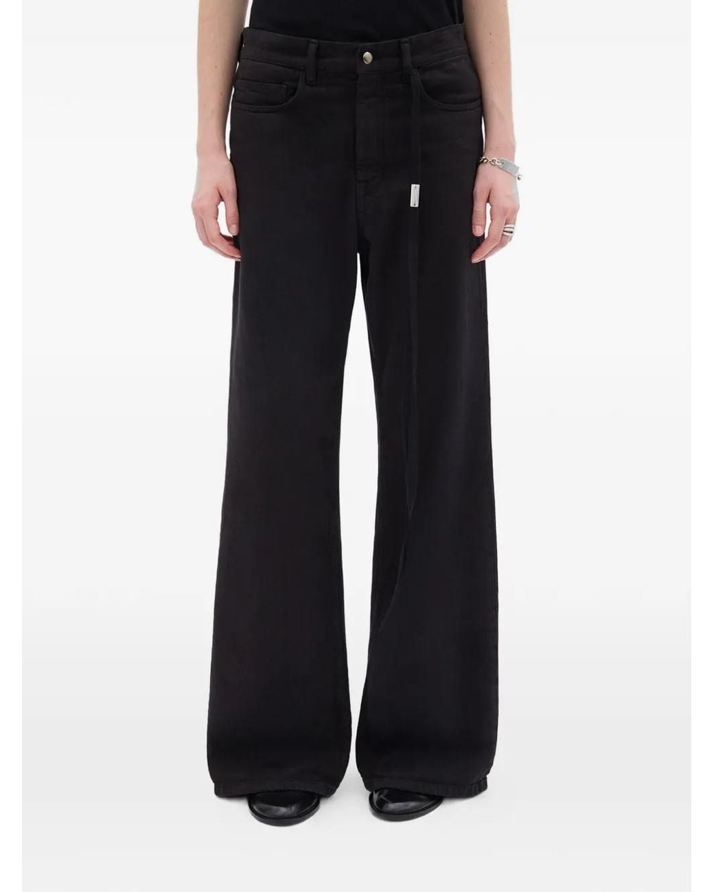 Ann Demeulemeester Black Genoveva Five-Pocket Jeans