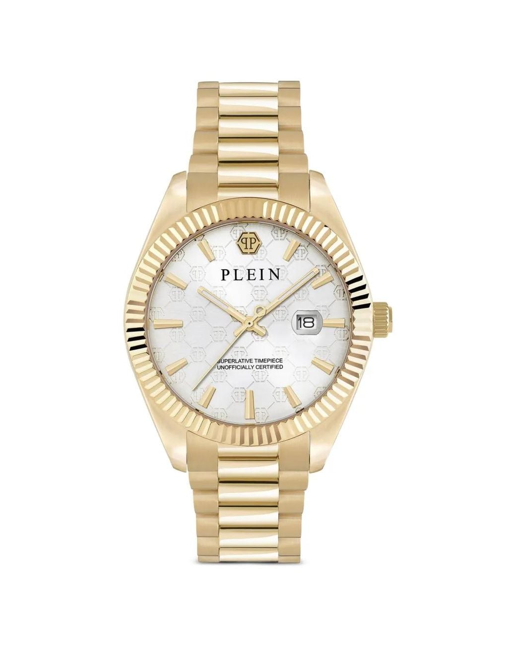 Philipp Plein Metallic Date Superlative Watch for men