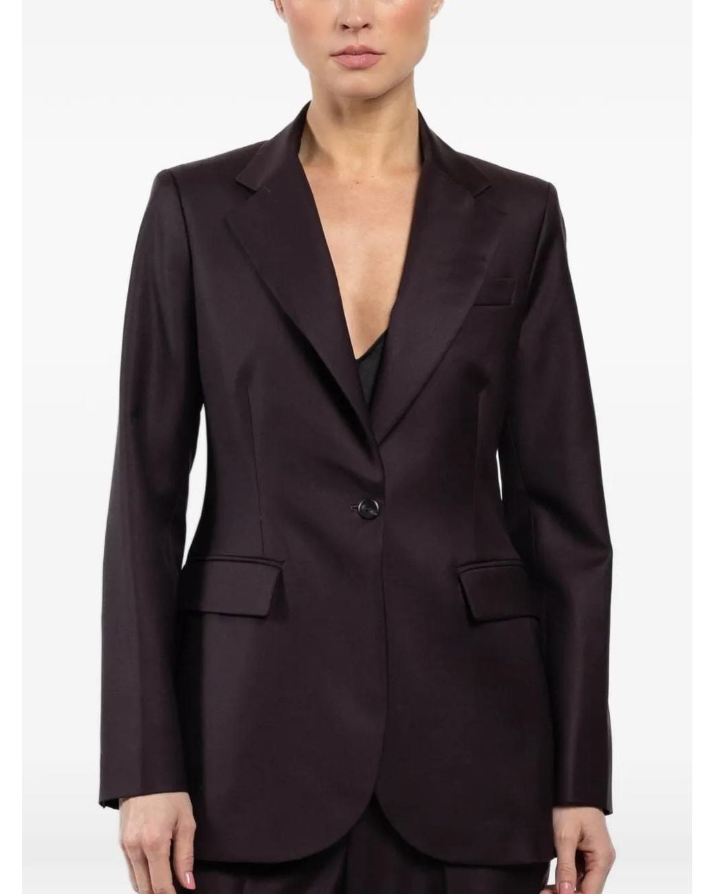 Sa Su Phi Black Andrea Single-Breasted Blazer