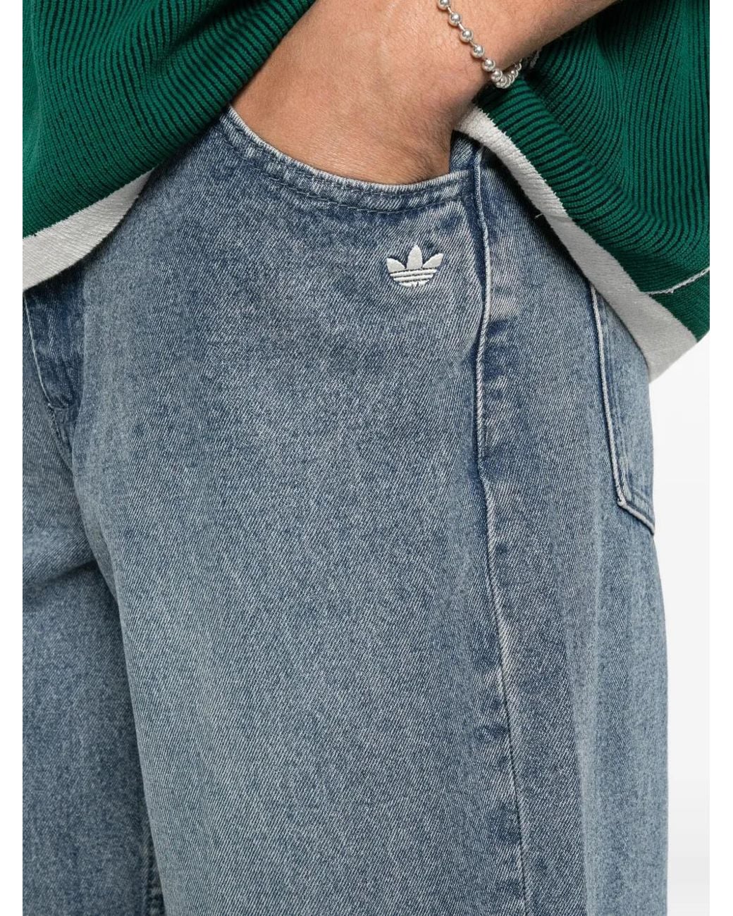 Adidas Blue X Song For The Mute Wide-Leg Jeans for men