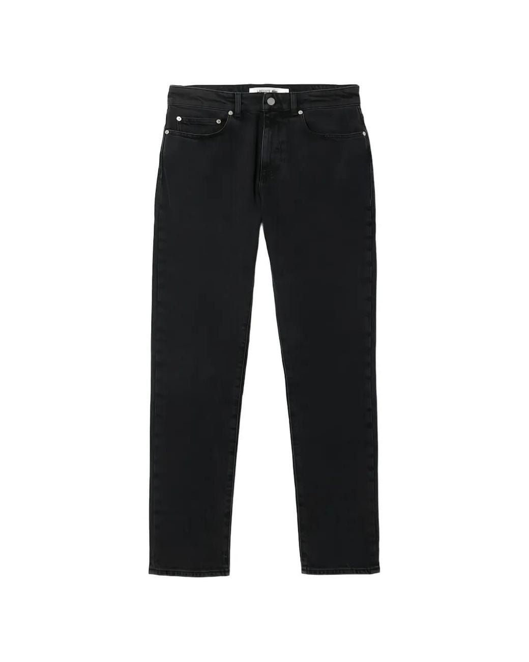 Lacoste Black 5-Pocket Slim Fit Jeans for men