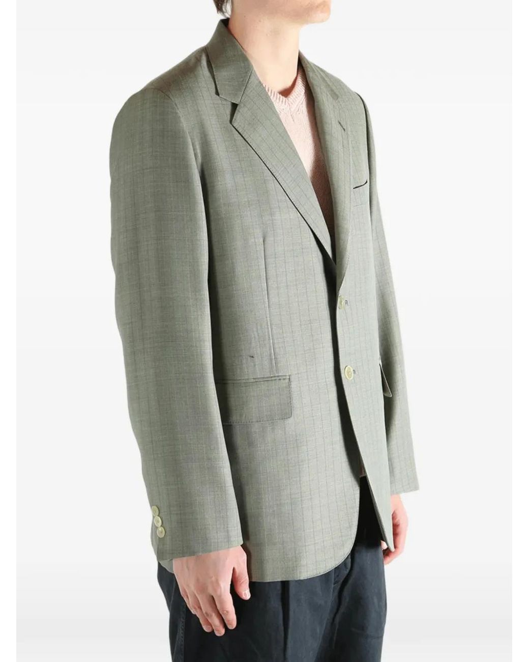 Auralee Jacke Mit Karomuster in Green für Herren