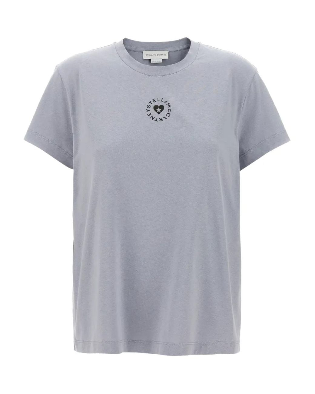 Stella McCartney Gray Lovestruck Logo' T-Shirt