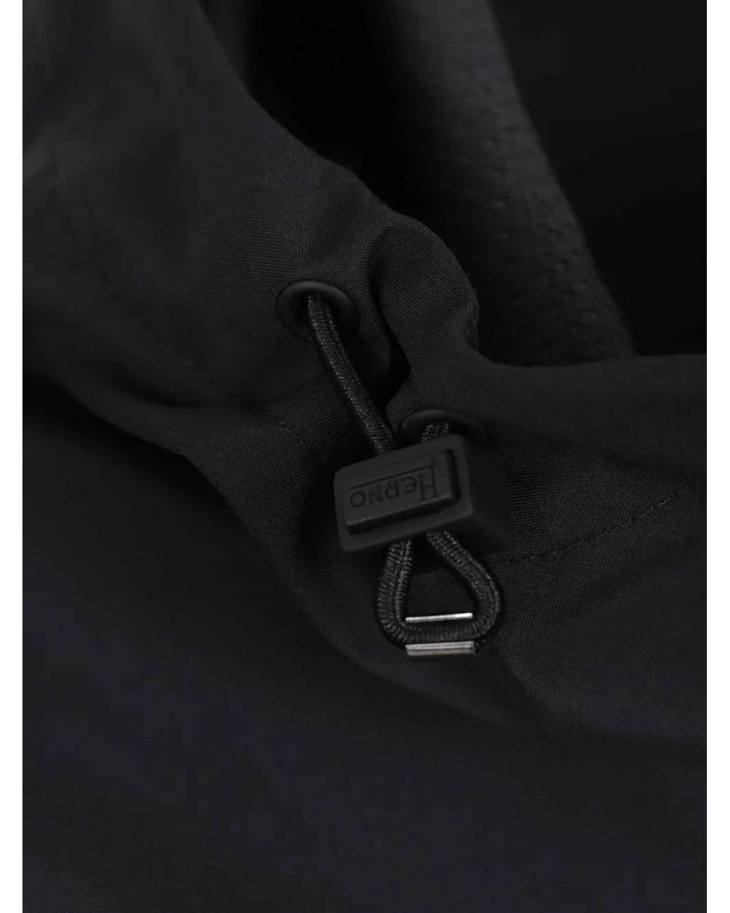 Herno Blue Hooded Zip Jacket for men
